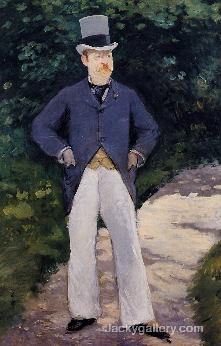 Portrait of Monsieur Brun by Edouard Manet paintings reproduction